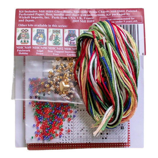 Mill Hill MHCM51 Santa's Night Charmed Mitten Cross Stitch Kit