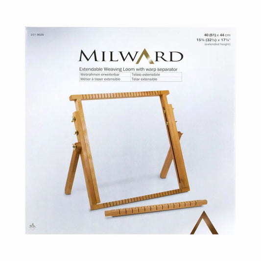 Milward Extendable Beechwood Table Weaving Loom