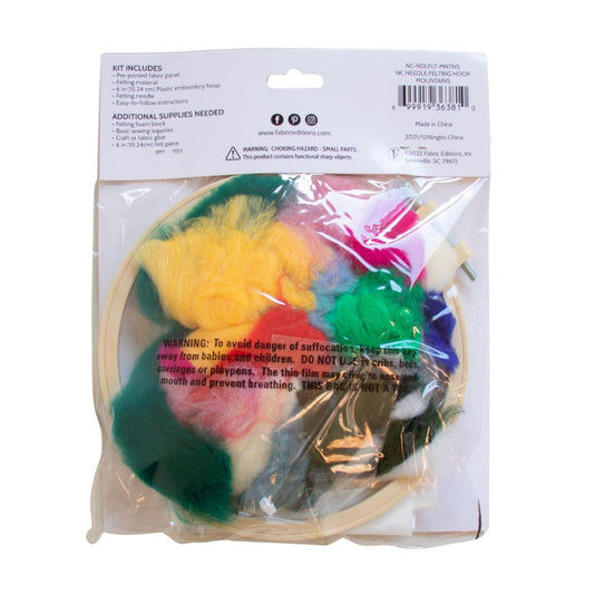 Mountain Sunset Needle Felting Kit contents