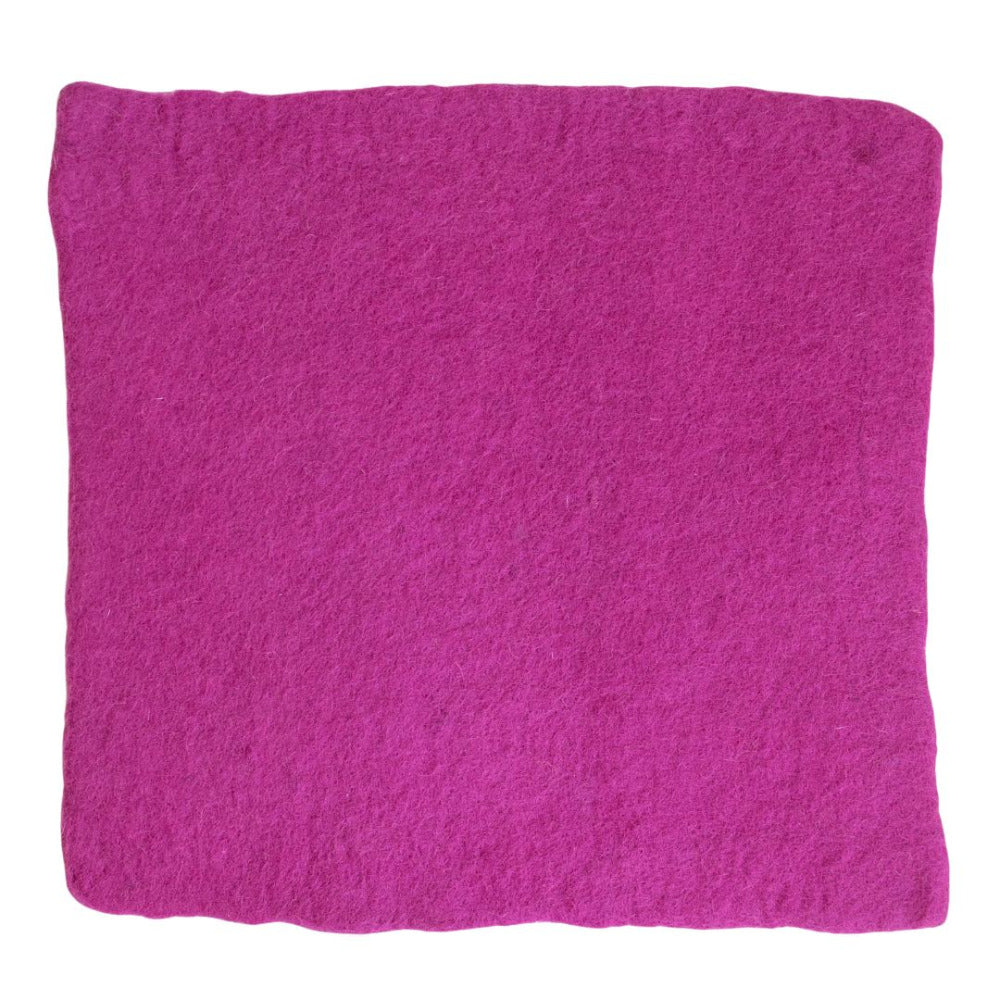 Nepalese Handmade Felt 24 Dark Bright Pink