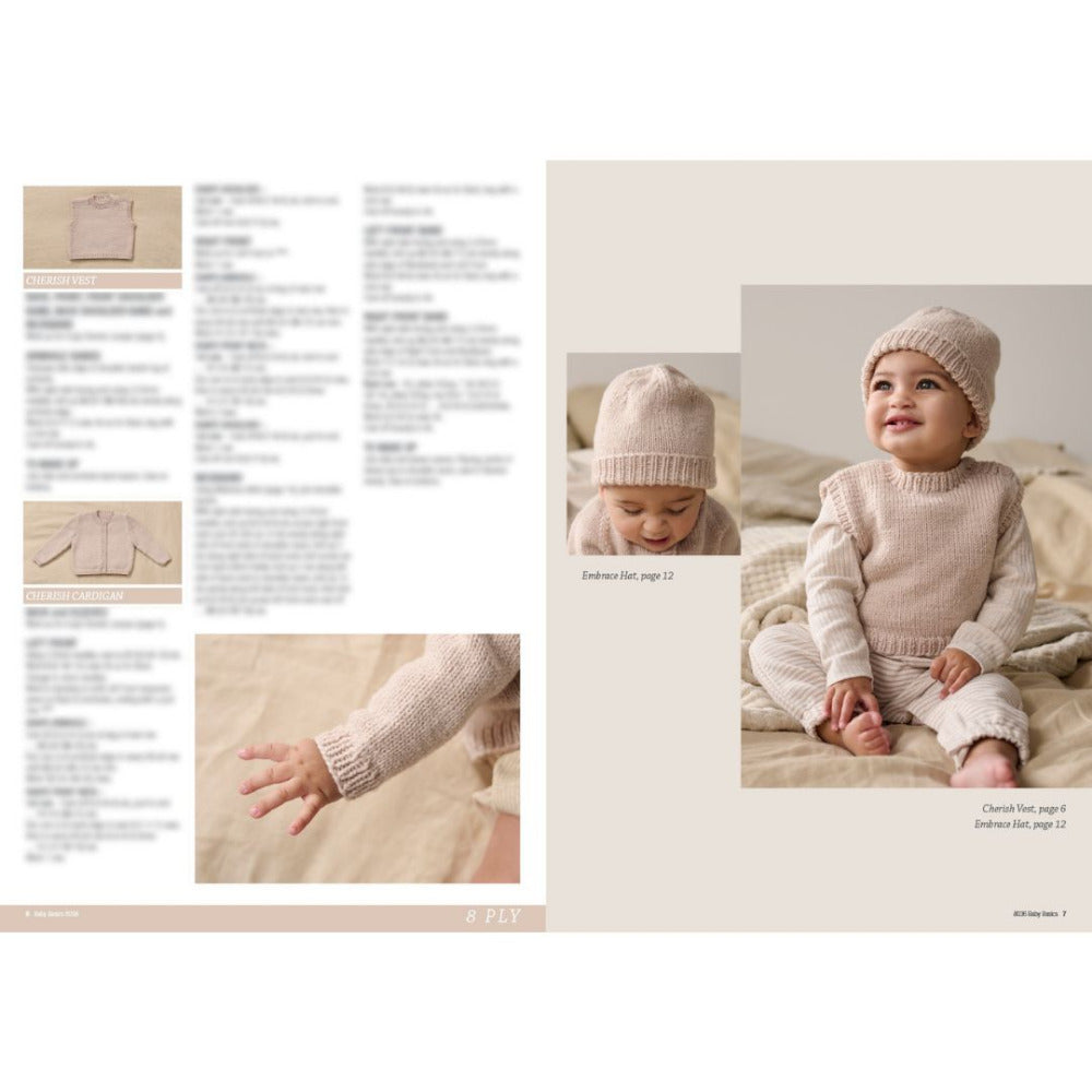 Patons Knitted Baby Basics in 4 and 8 Ply