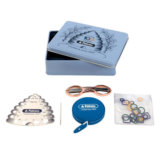 Patons Limited Edition Commemorative Knitting Accessories Tin