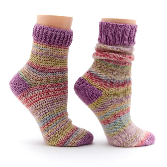 Premier Yarns Sock Kit (Knit or Crochet) - Happy Hour