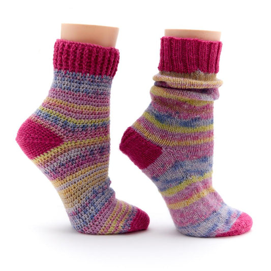 Premier Yarns Sock Kit (Knit or Crochet) - Insomniac