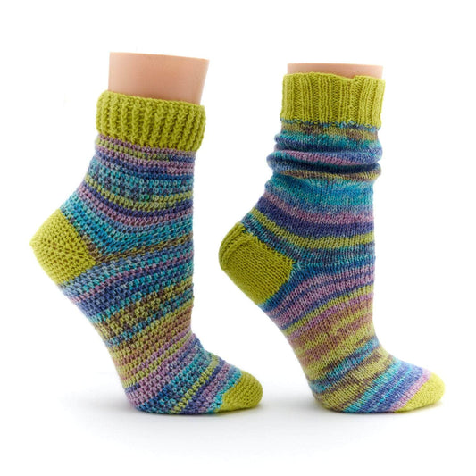 Premier Yarns Sock Kit (Knit or Crochet) - Purple People