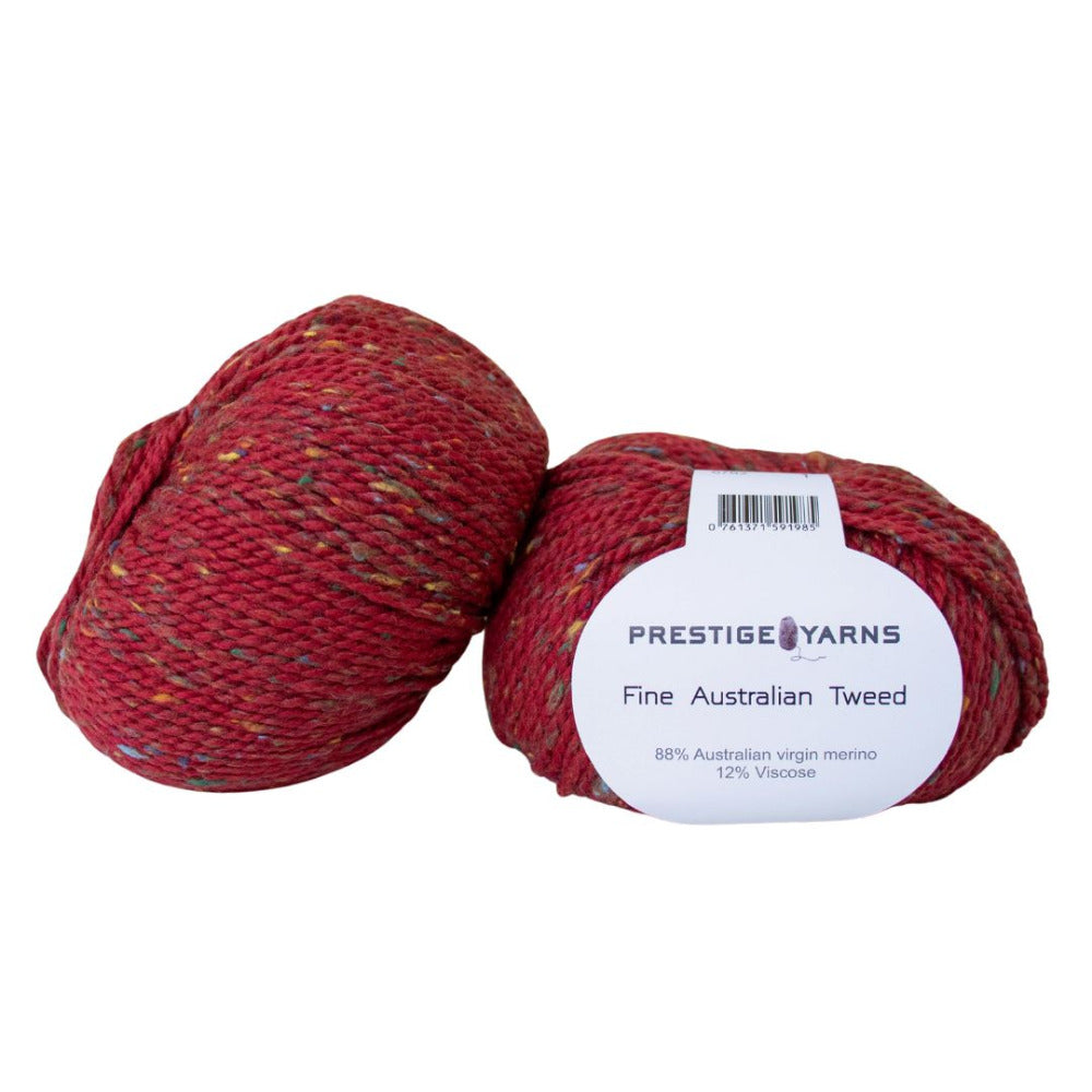 Fine Australian Tweed 6762 Savvy Red