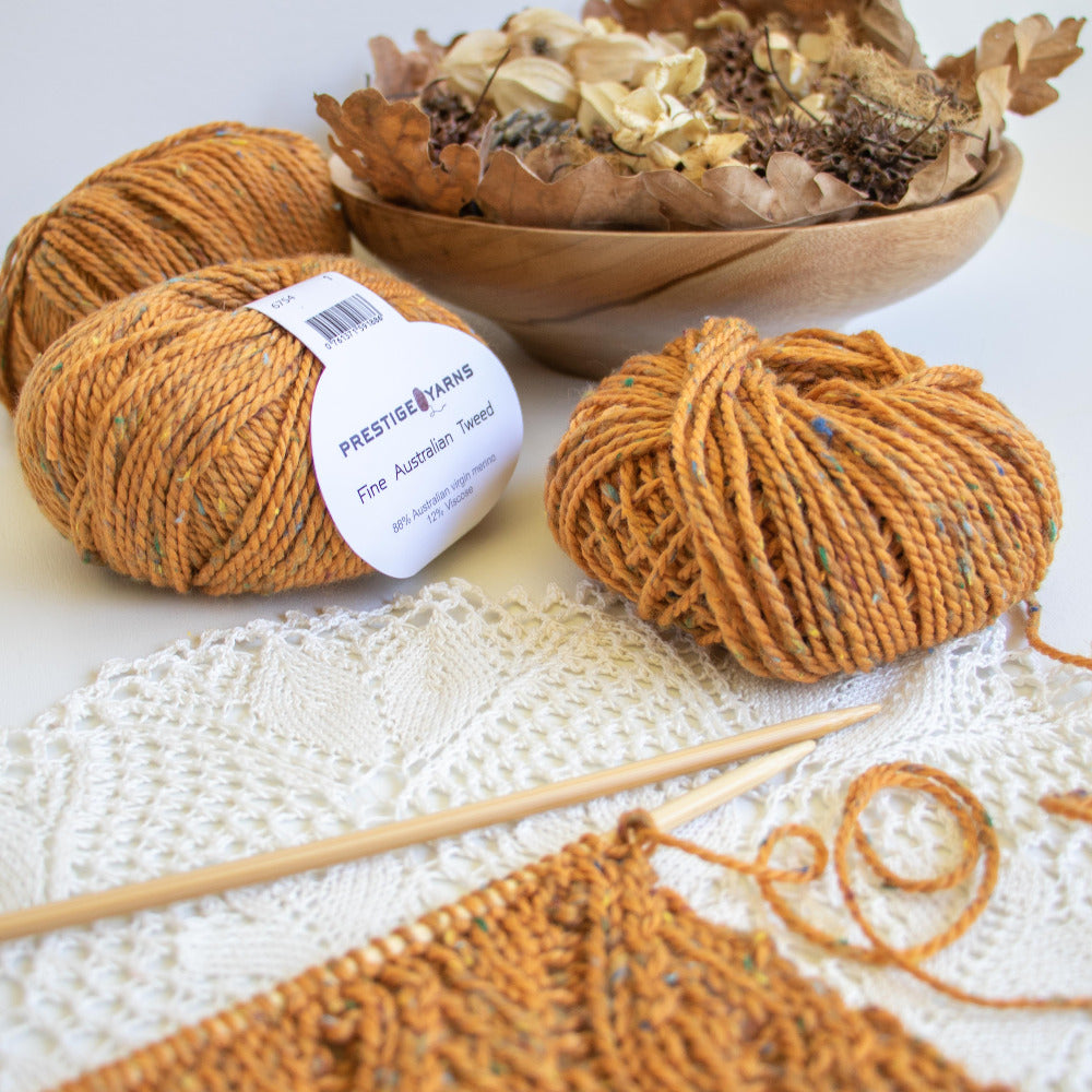 Fine Australian Tweed 6754 Buckskin