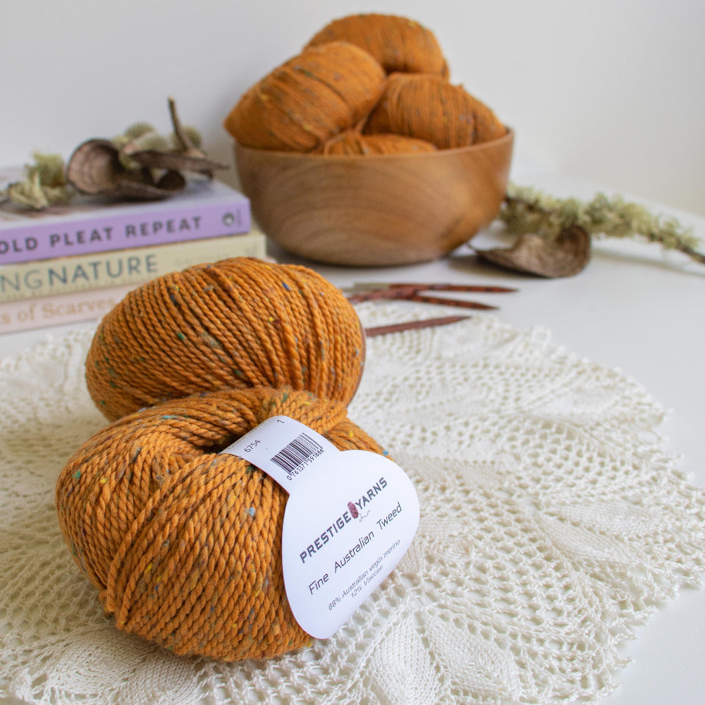 Fine Australian Tweed 6754 Buckskin