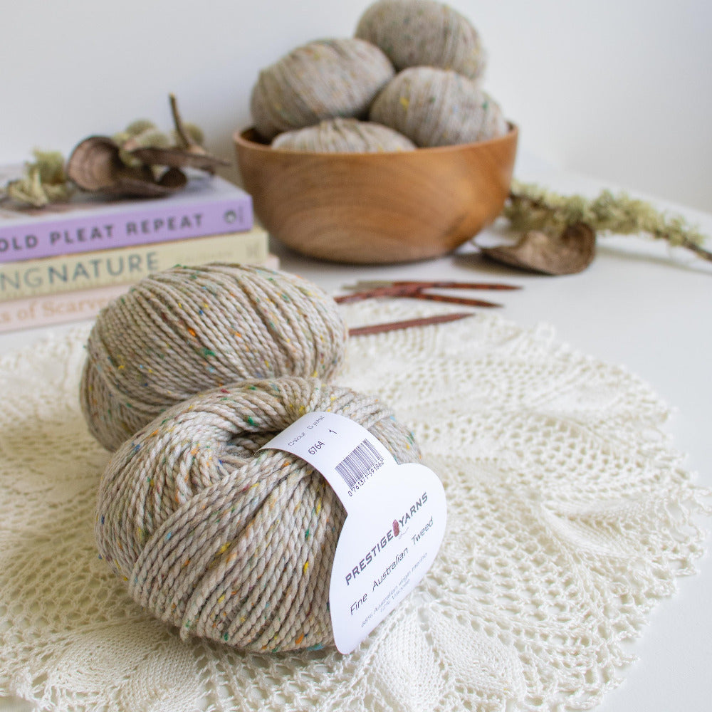 Fine Australian Tweed 6764 Stone