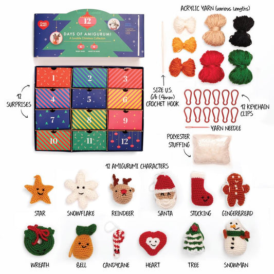 Red Heart Amigurumi Advent Calendar Kit