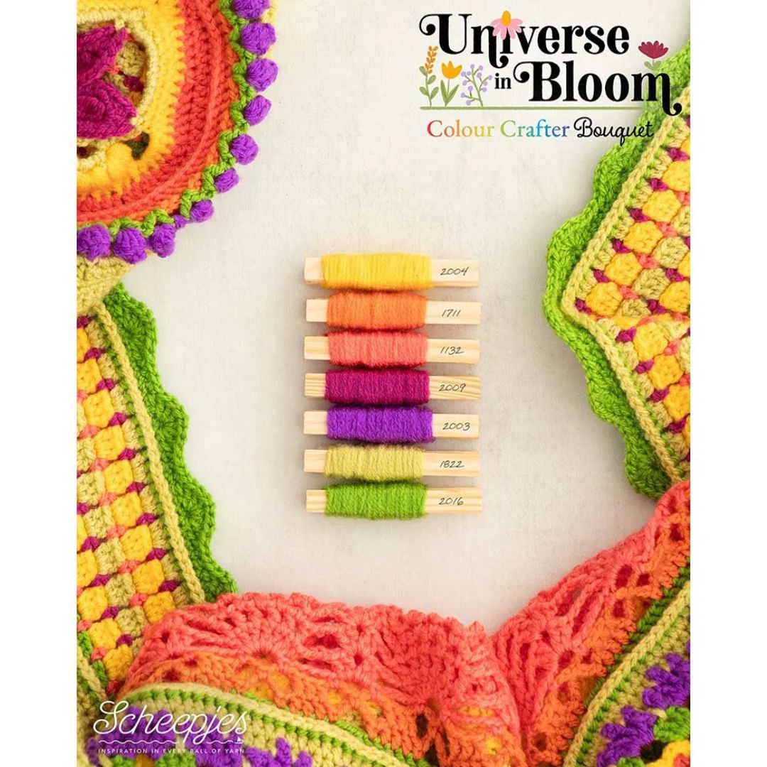 "Universe in Bloom" Scheepjes 2025 CAL with Colour Crafter - Bouquet