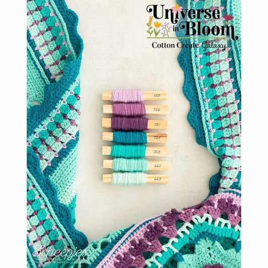 "Universe in Bloom" Scheepjes 2025 CAL with Cotton Create Galaxy YARN ONLY