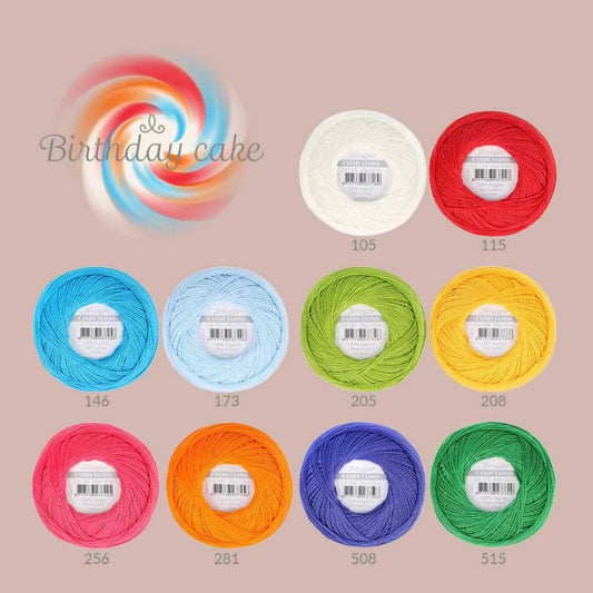 Scheepjes Candy Floss Colour Pack 23719 Birthday Cake