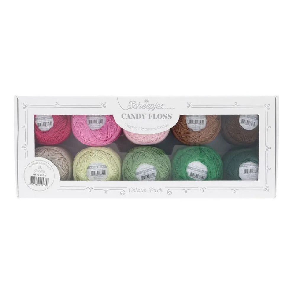 Scheepjes Candy Floss Colour Pack 23712 Greens