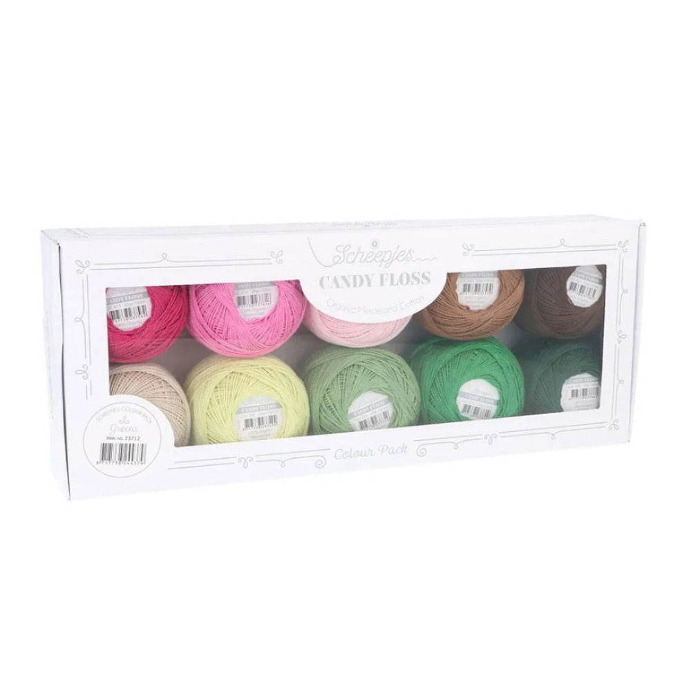 Scheepjes Candy Floss Colour Pack 23712 Greens