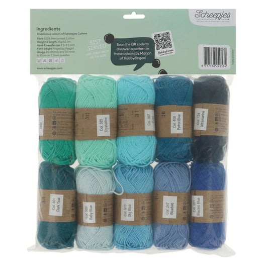 Scheepjes Catona Minis Colour Pack Blueberry Fizz