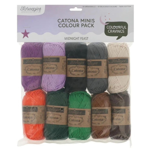 Scheepjes Catona Minis Colour Pack Midnight Feast