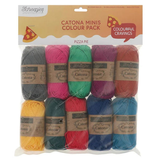 Scheepjes Catona Minis Colour Pack Pizza Pie