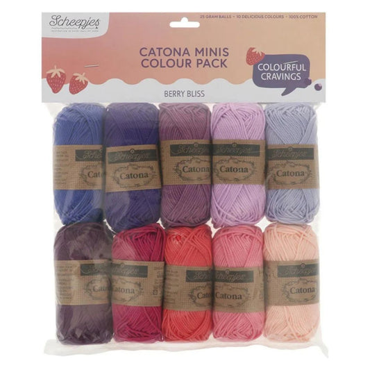 Scheepjes Catona Minis Colour Pack Berry Bliss