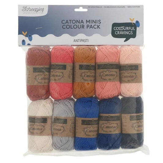 Scheepjes Catona Minis Colour Pack Antipasti