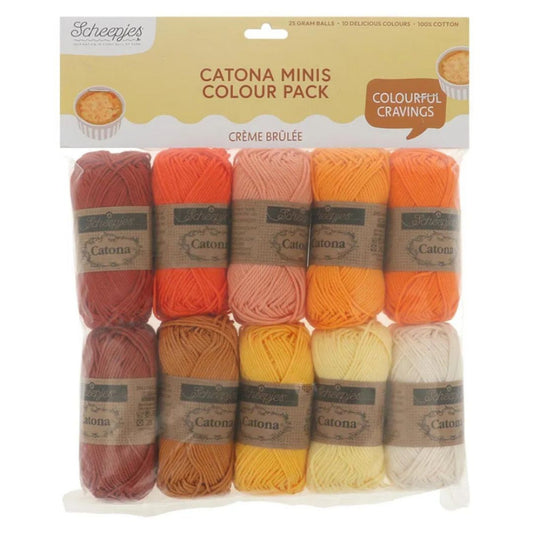Scheepjes Catona Minis Colour Pack Crème Brûlée