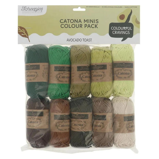 Scheepjes Catona Minis Colour Pack Avocado Toast