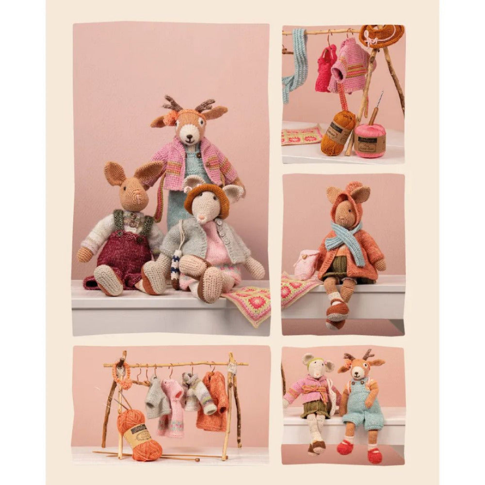 Scheepjes Rabbit, Deer and Mouse Crochet and Knit Pattern Book