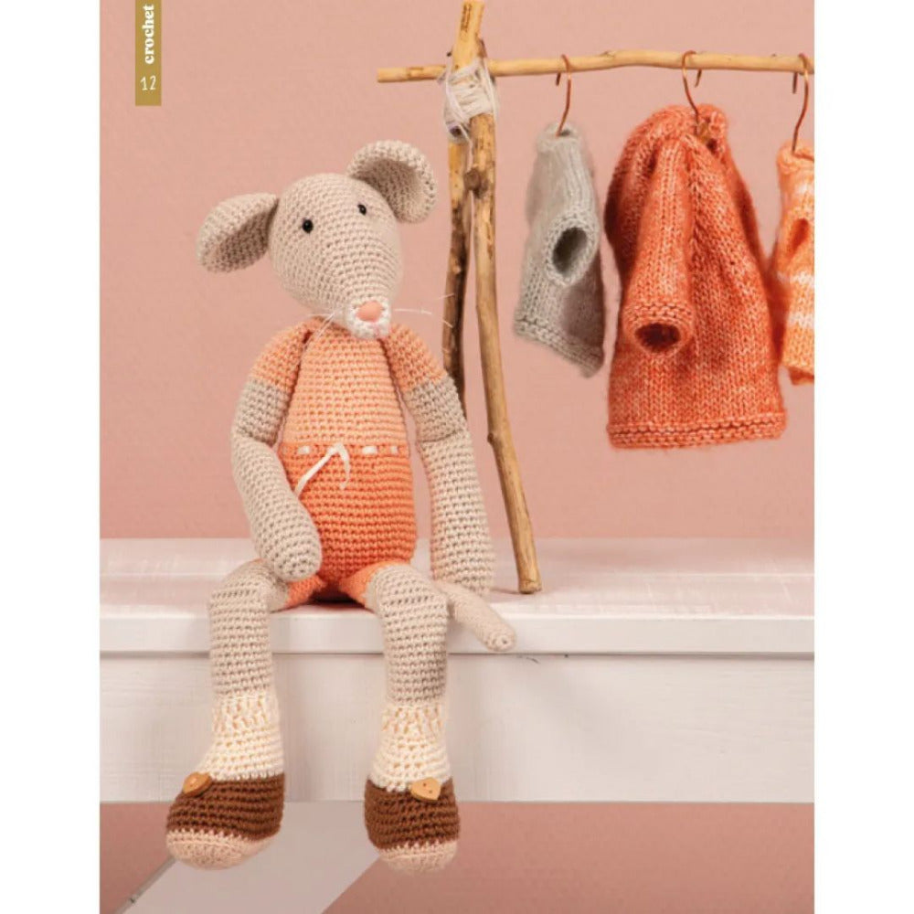 Scheepjes Rabbit, Deer and Mouse Crochet and Knit Pattern Book
