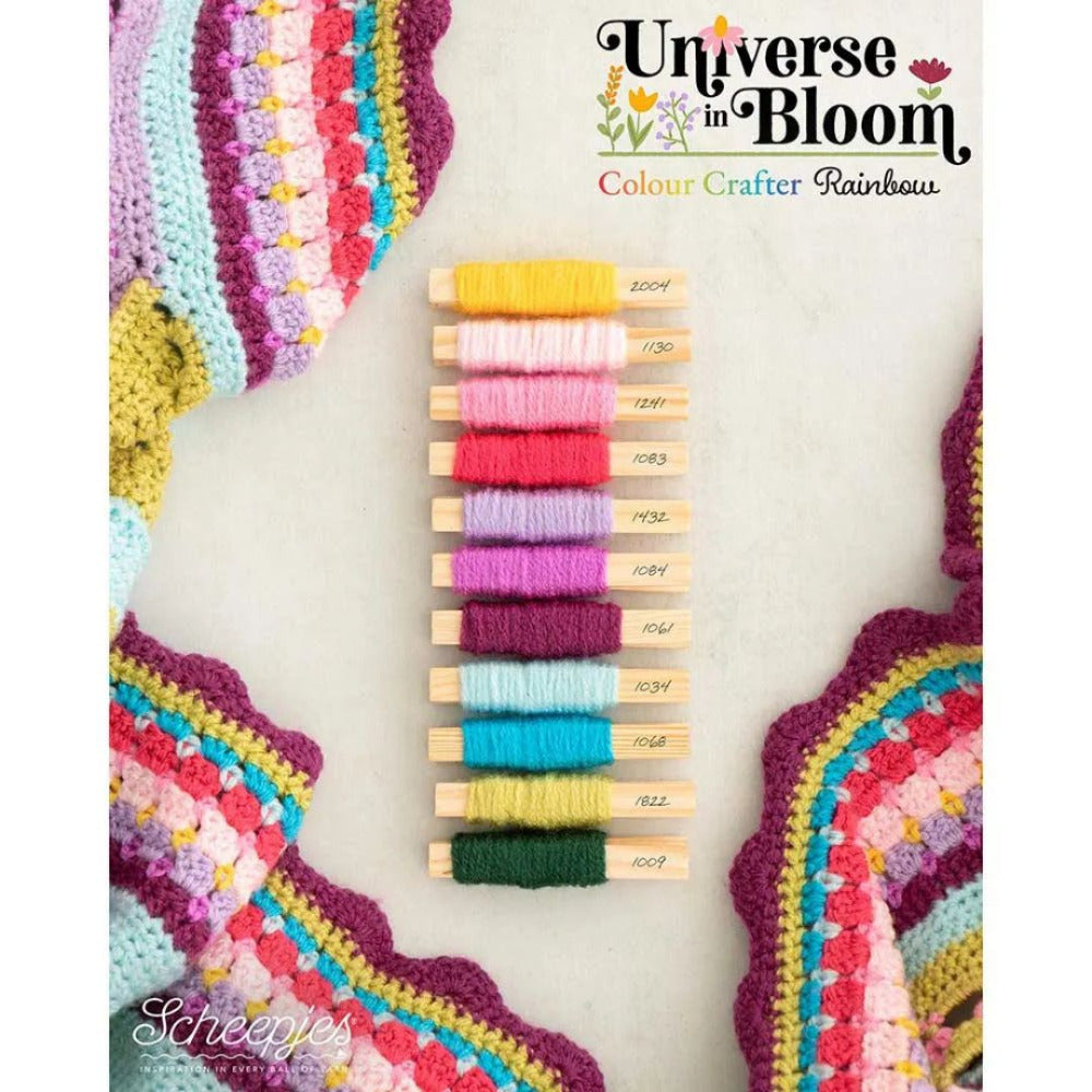 "Universe in Bloom" Scheepjes 2025 CAL with Colour Crafter - Rainbow