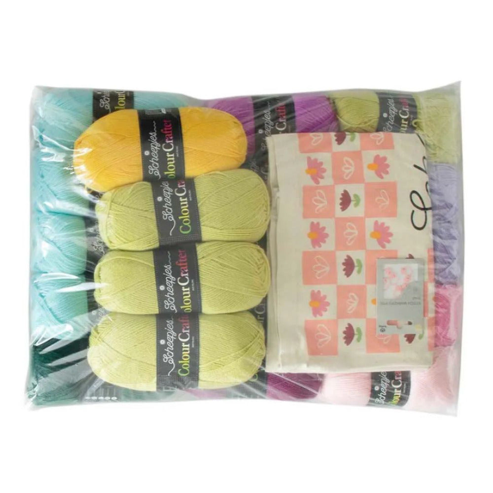 "Universe in Bloom" Scheepjes 2025 CAL with Colour Crafter - Rainbow