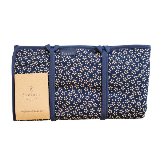 Seeknit Shirotake Single Pointed Knitting Needle Set -23cm/Blue