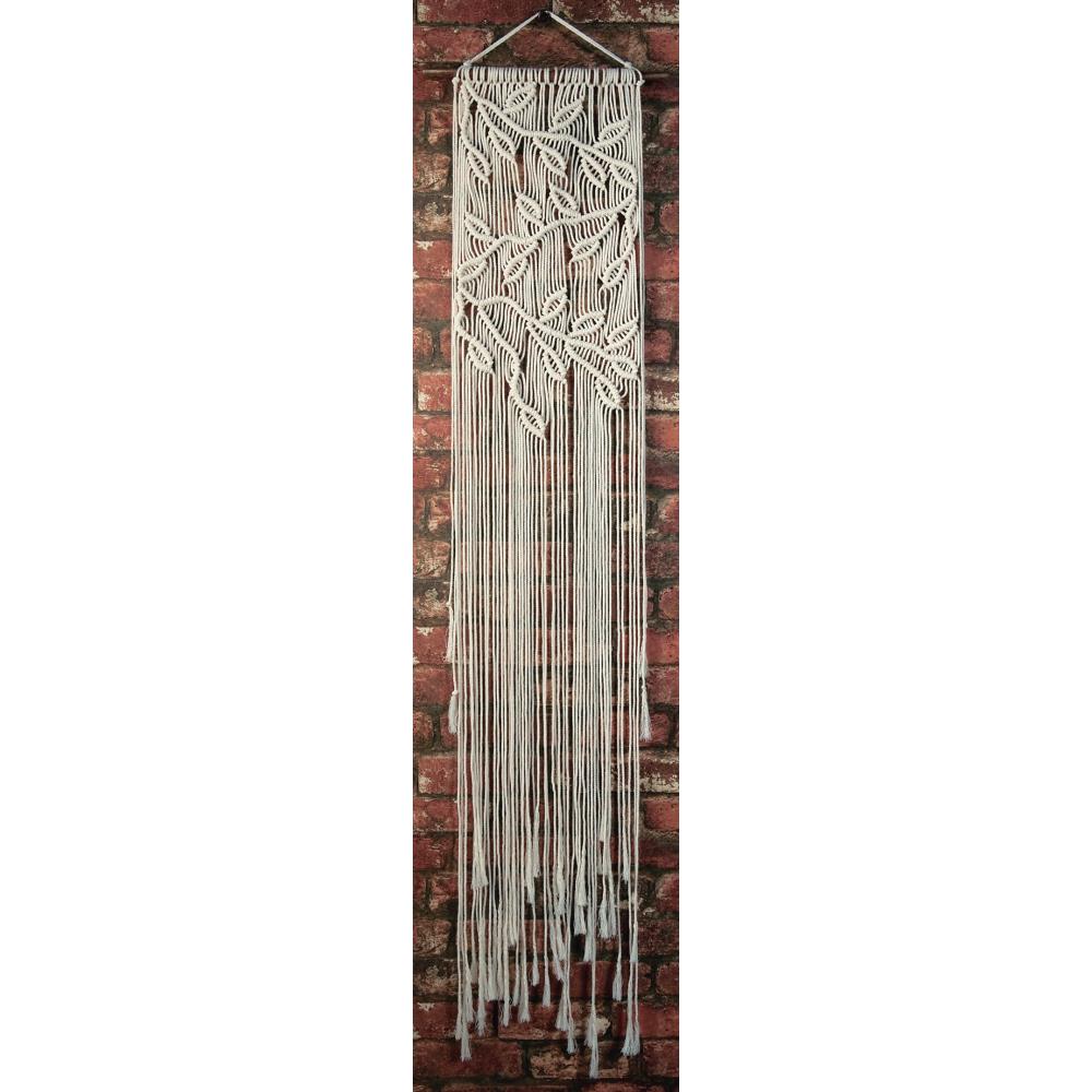 Solid Oak "Leaves and Branches" Macramé Wall Hanging Kit