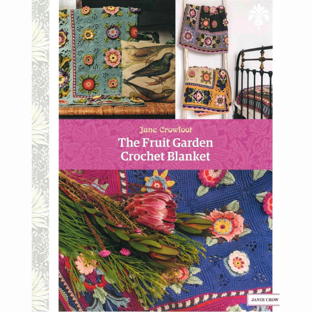 The Fruit Garden Crochet Blanket by Jane Crowfoot