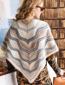 Timeless Noro - Knit Shawls: 25 Unique and Vibrant Designs, Triangle Shawl