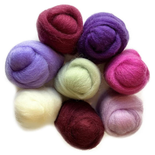 Wistyria Editions Wool Roving 8/Pk