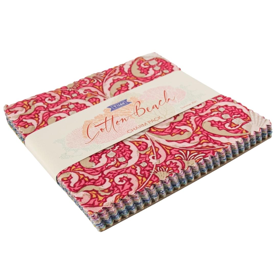 Tilda Cotton Beach Collection Forty Piece Charm Pack