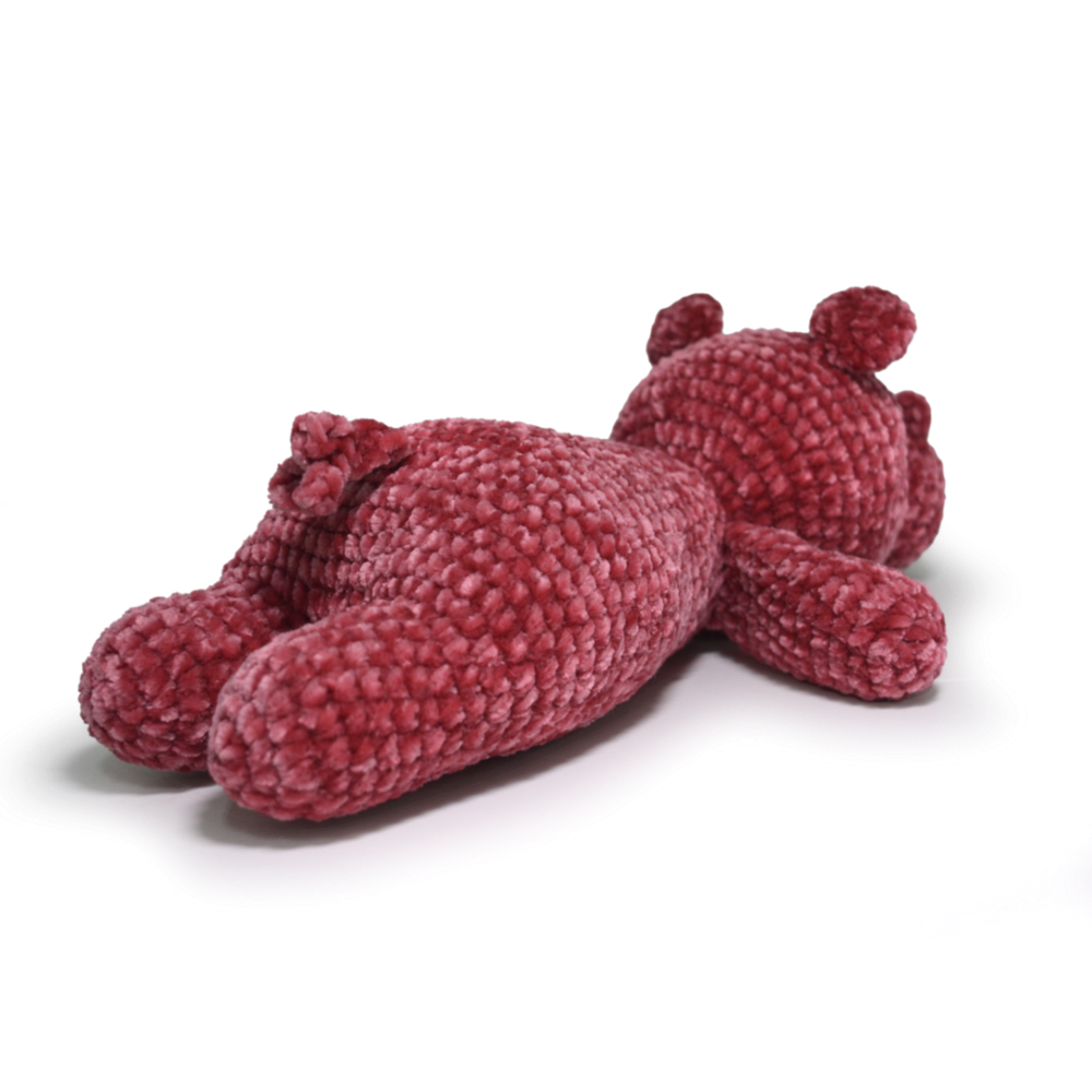 Circulo Amigurumi Kit "It's Nappy Time" Baby Hippo rear view