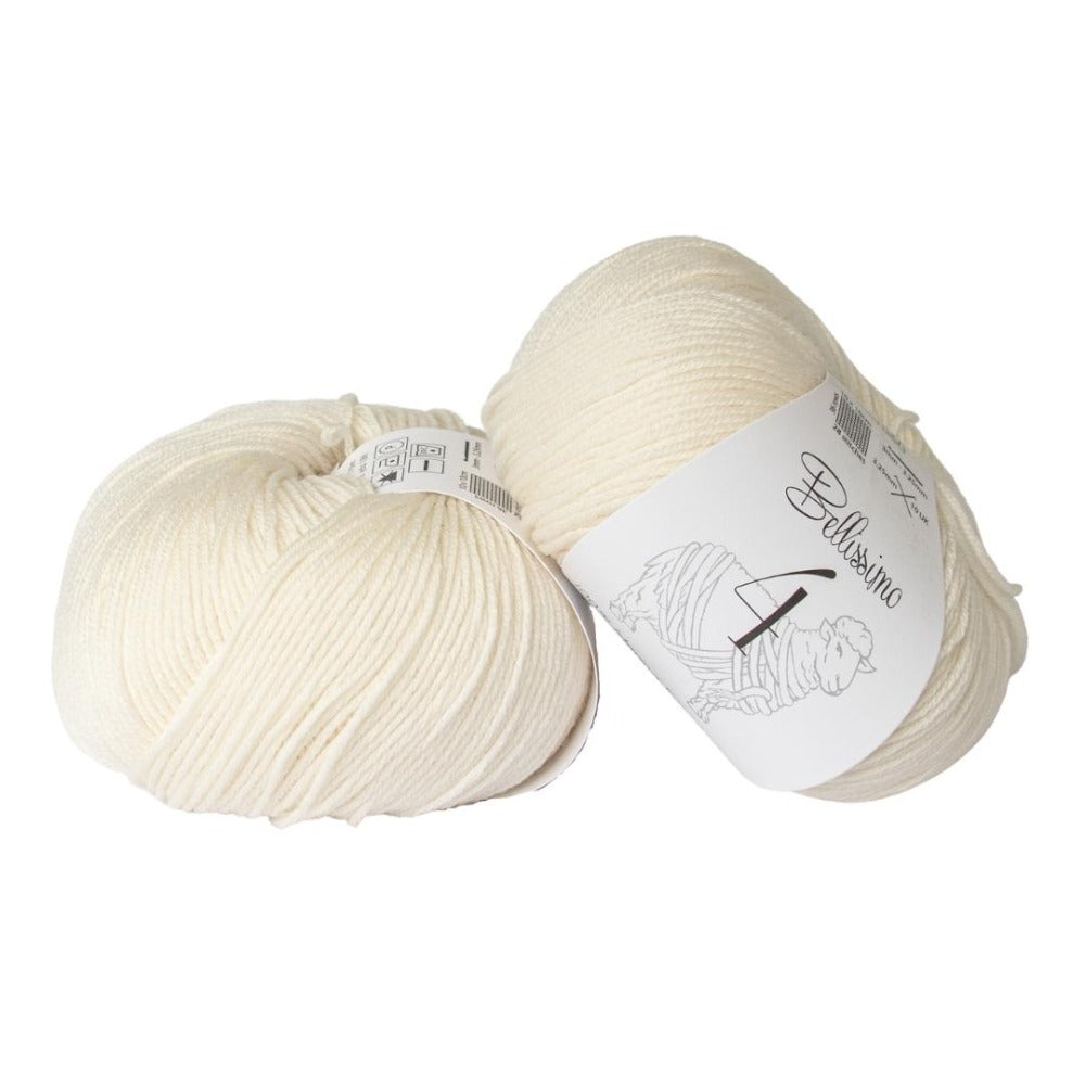 Bellissimo Extra Fine Merino 4 Ply 403 Cream