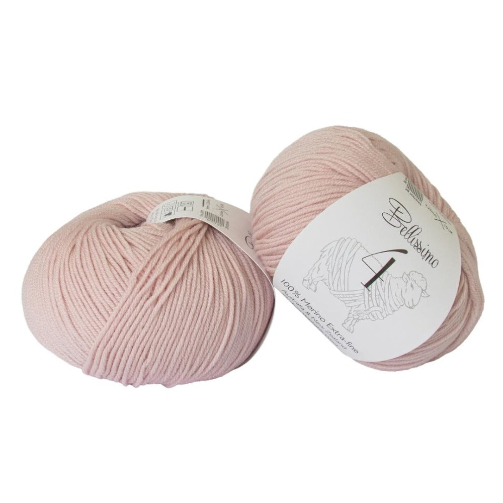 Bellissimo Extra Fine Merino 4 Ply 411 Peony