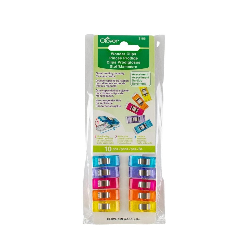 Clover 3185 Wonder Clips Pack of Ten