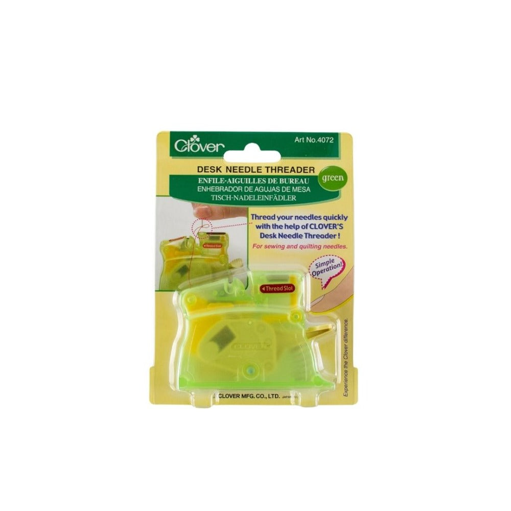Clover 4072 Desk Needle Threader Green