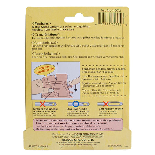 Clover 4072 Desk Needle Threader Green