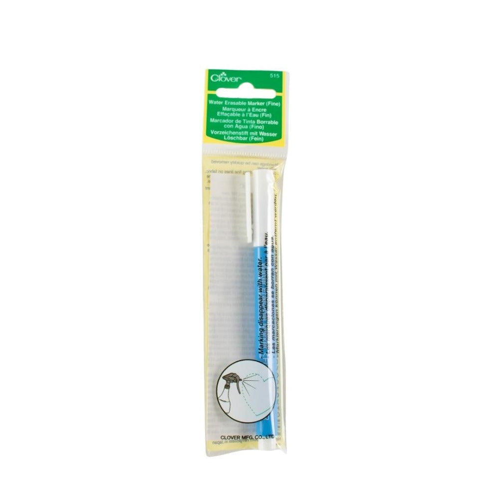 Clover 515 Water Erasable Marker Fine Blue