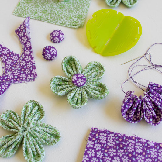 Clover 8486 Kanzashi Flower Maker Small Orchid