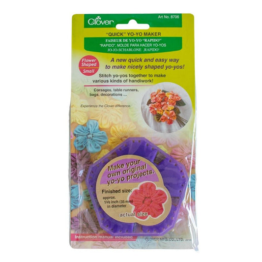 Clover 8706 Flower Shaped Yo Yo Maker Small-35mm