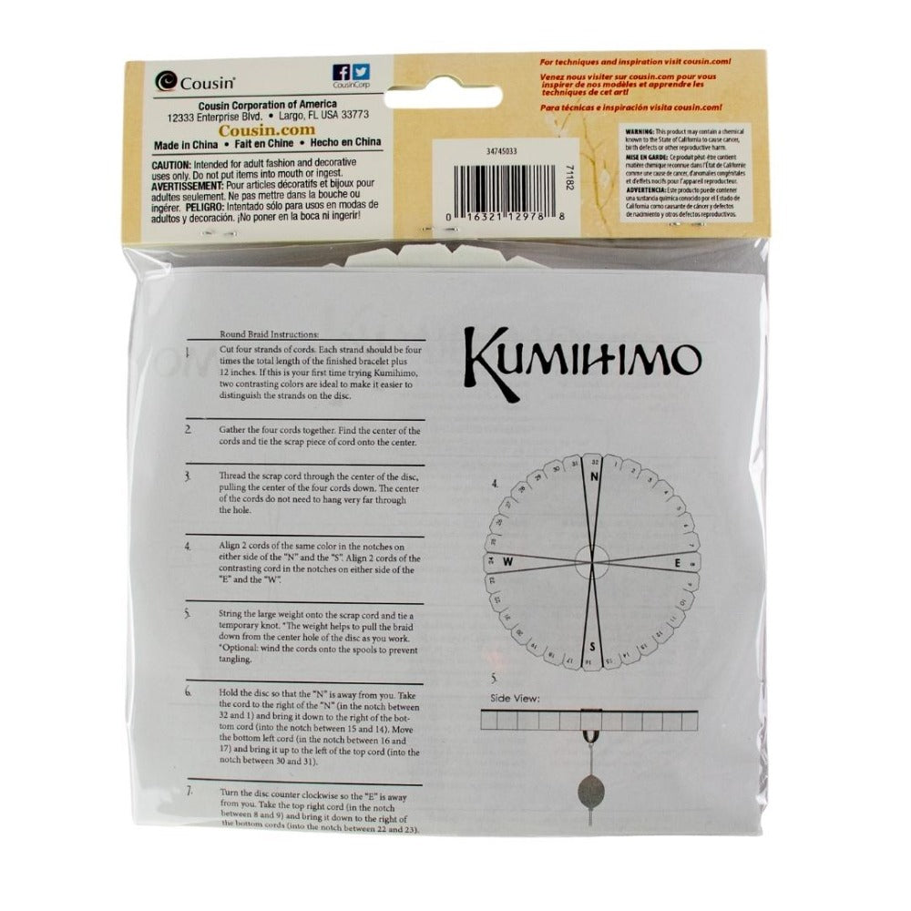 Cousin Kumihimo Braiding Loom-Round