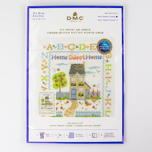 DMC BK1920 Home Sweet Home Counted Cross Stitch Kit