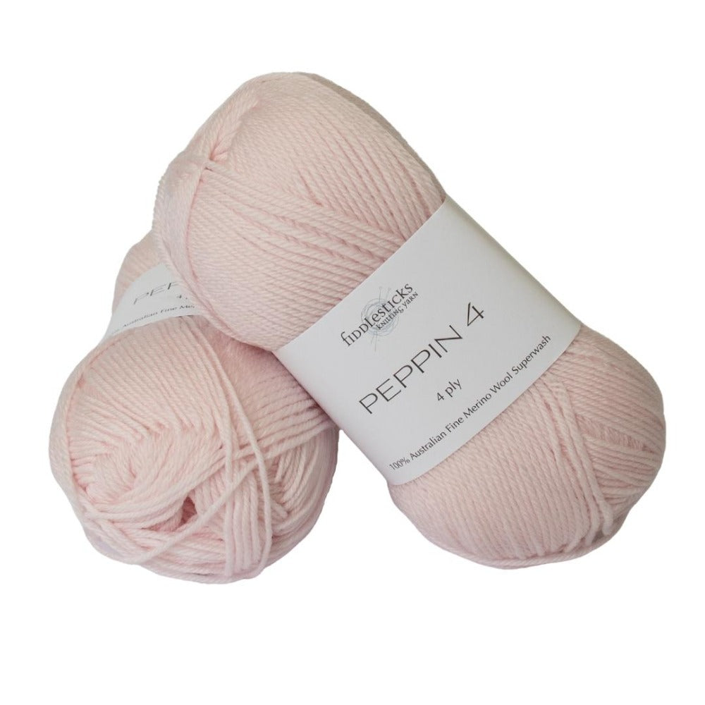 Fiddlesticks Peppin Fine Merino 4 Ply 404 Petal