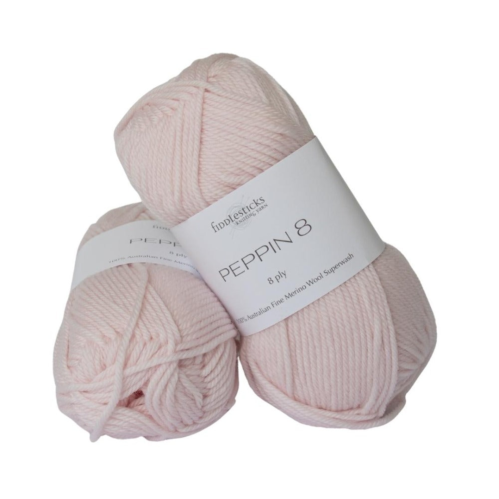 Fiddlesticks Peppin Fine merino 8 Ply 804 Petal