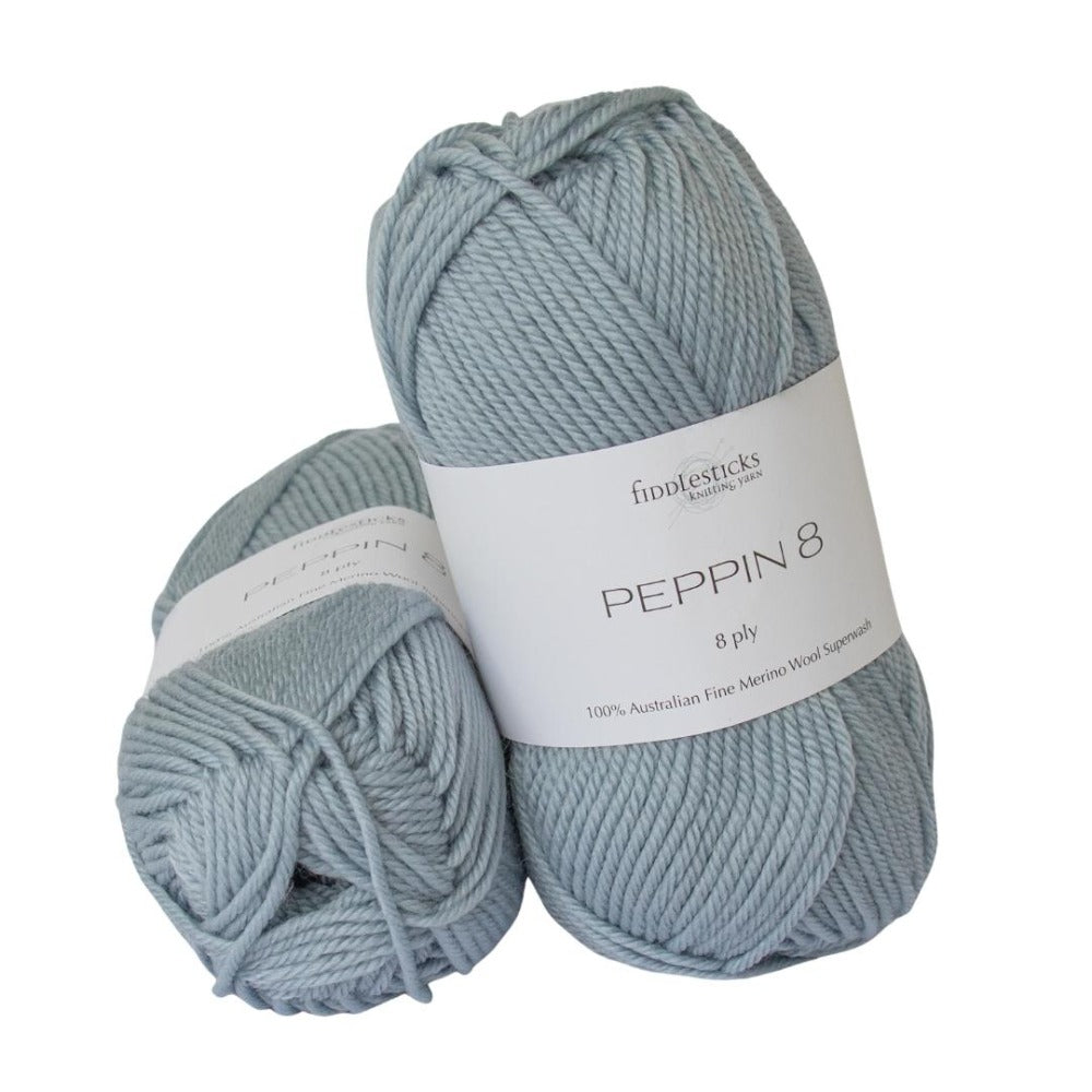 Fiddlesticks Peppin Fine Merino 8 Ply 816 Sky